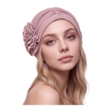 ColorAngel Chemo Headwear Soft Turban Apricot Blush