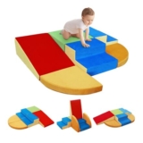 Colorful 6-Piece Soft Foam Play Blocks for Kids and Toddlers