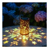 Colorful Bird Solar Garden Lanterns with Projection