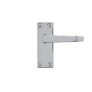 Colours Arsk Chrome Effect Steel Latch Door Handle – 101mm