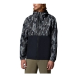 Columbia Mens Spire Valley Novelty Print Hooded Windbreaker Jacket