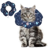 ComSaf Cat Cone Collar Soft, Protective Adjustable Cat Cones