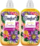 Comfort Perfume Creations Passion Bloom Fabric Conditioner with Motion-Activated Fragrance Technology 100 Days of Freshness 45 washes (1.35 L) (Pack of 2)