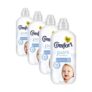 Comfort Pure Fabric Conditioner, Dermatologist-Recommended, Fresh Fragrance, Pack of 4