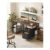 Computer Desk, Office Desk, Writing Desk with 3 Shelves,