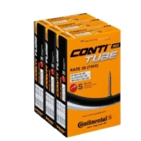 Continental Race 28 700 x 20-25c Road Bike Inner Tubes, 42mm Presta Valve (Pack of 3) with Adapters – Sold & Shipped by WoollyHatShop