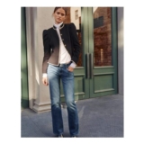 Contrast Trim Blazer