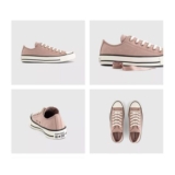 Converse All Star Low Trainers Dried Earth Egret Black