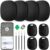 CooAoo Android Tracker Tag Key Tracker (Android Only) Compatible with Google Find Hub Bluetooth Tracker Tag Air Tracker Item Finder for Keys, Wallet, Suitcase & Bags-4 Pack, Black