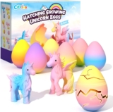 Coodoo Unicorn Hatching Rainbow Eggs for Kids – 6 Pack Unicorn Toys for Boys & Girls, Birthday Easter Basket Stuffers Gift Ideas for Kids 3 Year Old – Girl Gifts for Ages 3 4 5 6 7 8