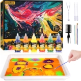 Coodoo Water Marbling Paint for Kids – Arts and Crafts for Girls & Boys Crafts Kits Ideal Gifts for Kids Age 6 8-12