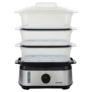 Cookworks FS1400-GS 3 Tier Steamer – Stainless Steel