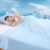 Cooling Blanket Single, Cooling Blanket for Night Sweats, Lightweight & Breathable Cool Blankets, Double-Sided Cool Fibre Summer Blankets for Hot Sleepers, 130 x 170 CM – Blue