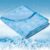 Cooling Blanket for Hot Sleepers Thin Summer Cooling Blanket Twin Size, Q-Max > 0.5 Lightweight Cooling Throw Blanket for Bed, Couch, or Sofa Snowflake Cool Blankets, (Blue, Double 153 x 203cm)