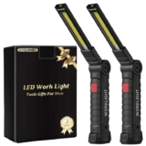 Coquimbo Work Light LED Torch Rechargeable, Magnetic Base Hook, 360 Rotate for Emergency (2 Pack, Black) Sold by xianghaodianzi / FBA