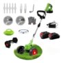 Cordless 21V Grass Strimmer with 2x 2000mAh Battery