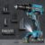 Cordless Drill, LEEIKOO Electric Drill Set 21V with 2.0Ah Battery, Power Drill 42N.m Max Torque, 181 Torque Settings, 2 Speed, 20PCS Drill Set, 10mm Chuck & LED Light for Home & Garden DIY