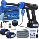 Cordless Pressure Washer, 6 in 1 Portable Power Washer with 2 Battery and 5-Meter Hose, Cordless Power Washer for Patio and Car, Floor Garden Cleaning & Watering