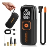 Cordless Tyre Inflator with Gauge, USB Rechargeable, 150 PSI