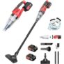 Cordless Vacuum Cleaner, 5500Pa 2-in-1 Upright & Handheld Stick Vacuum – 2 battery w/code Zhitaozhang Tool Store UK stock