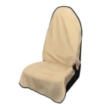 Corduroy Car Seat Cover, Waterproof, Non-Slip, Beige