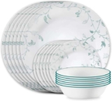 Corelle Vitrelle 18-Piece Service for 6 Dinnerware Set – Chambord – Sold by Amazon US