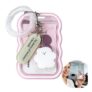 Cosiesnest Photocard Holder Keychain, Clear Card Protector