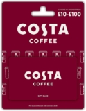 Costa Coffee Physical Gift Card – UK Redemption – Delivered by Post – £25