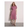 Cotton Broderie Shirt Midi Dress
