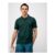 Cotton Polo Shirt in Bottle Green