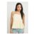Cotton Poplin Puffball Tie Strap Cami