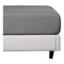 Cotton Rich Fitted Sheet, Super King, Elastic Pocket, Dark Grey