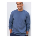 Cotton Traders Storm Blue Crew Neck Sweatshirt