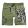 Coyote Swim Shorts Olive by Looney Tunes