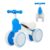 Cozy Corne Baby Balance Bike 1-2 Years, 4 Wheels, Blue