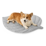 Cozy Kiss Leaf-Shaped Cooling Bed for Dogs and Cats, 86x99cm