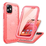 Cozycase 360 Waterproof Military Case for iPhone 12 Mini, Pink
