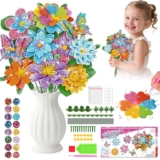 Craft Kits for Kids Diamond Art Flowers Diamond Painting Kit Toy – Sold by MOMO MEW FBA