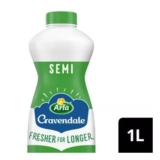Cravendale Arla Filtered Fresh Semi Skimmed Milk 1L