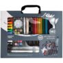 Crawford & Black 140 Piece Art Studio Set with Easel