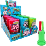 Crazy Candy Factory Push Up Duo Lollipop, Fruit Flavour, 24 g (Pack of 12)