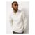 Cream Collared Half Zip Sweatshirt