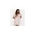 Cream Cotton Rich Floral Print Short Sleeve Shirred Frill Mini Dress