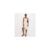 Cream Jersey Lace Trim Asymmetric Hem Cami Dress