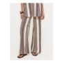 Cream Striped Wide Leg Co-Ord Trousers