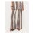 Cream Striped Wide Leg Co-Ord Trousers