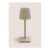 Cream Tabletop Solar Lamp