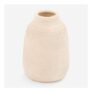 Cream Textured Vase 16x24cm