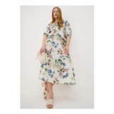 Cream Vintage Floral Midaxi Co Ord Skirt