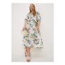 Cream Vintage Floral Midaxi Co Ord Skirt